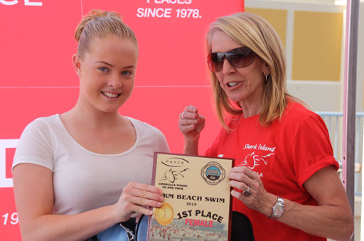 Shark Island Swim Challenge 2015
